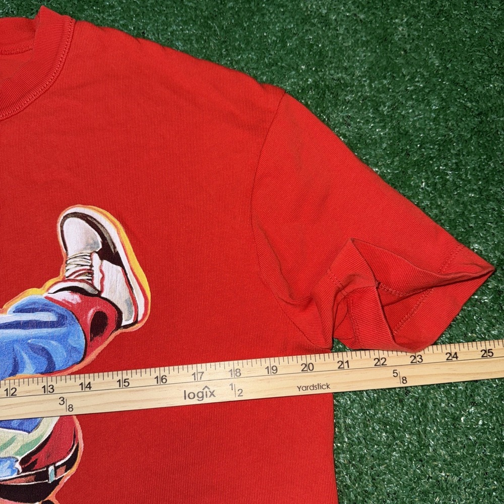 Zara Red Breakdance Graphic T-Shirt Size Small Hip Hop Streetwear‎ Tee - Picture 4 of 6